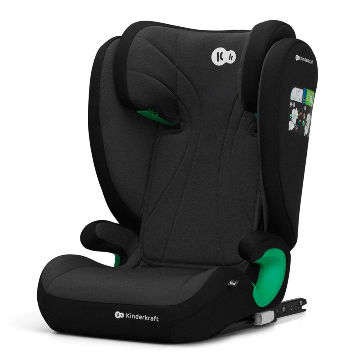 SCAUN AUTO KINDERKRAFT JUNIOR FIX2, I - SIZE 100 - 150 cm, GRAPHITE BLACK Atelieru' lui Mesterica | Jucarii, haine si incaltaminte pentru copii