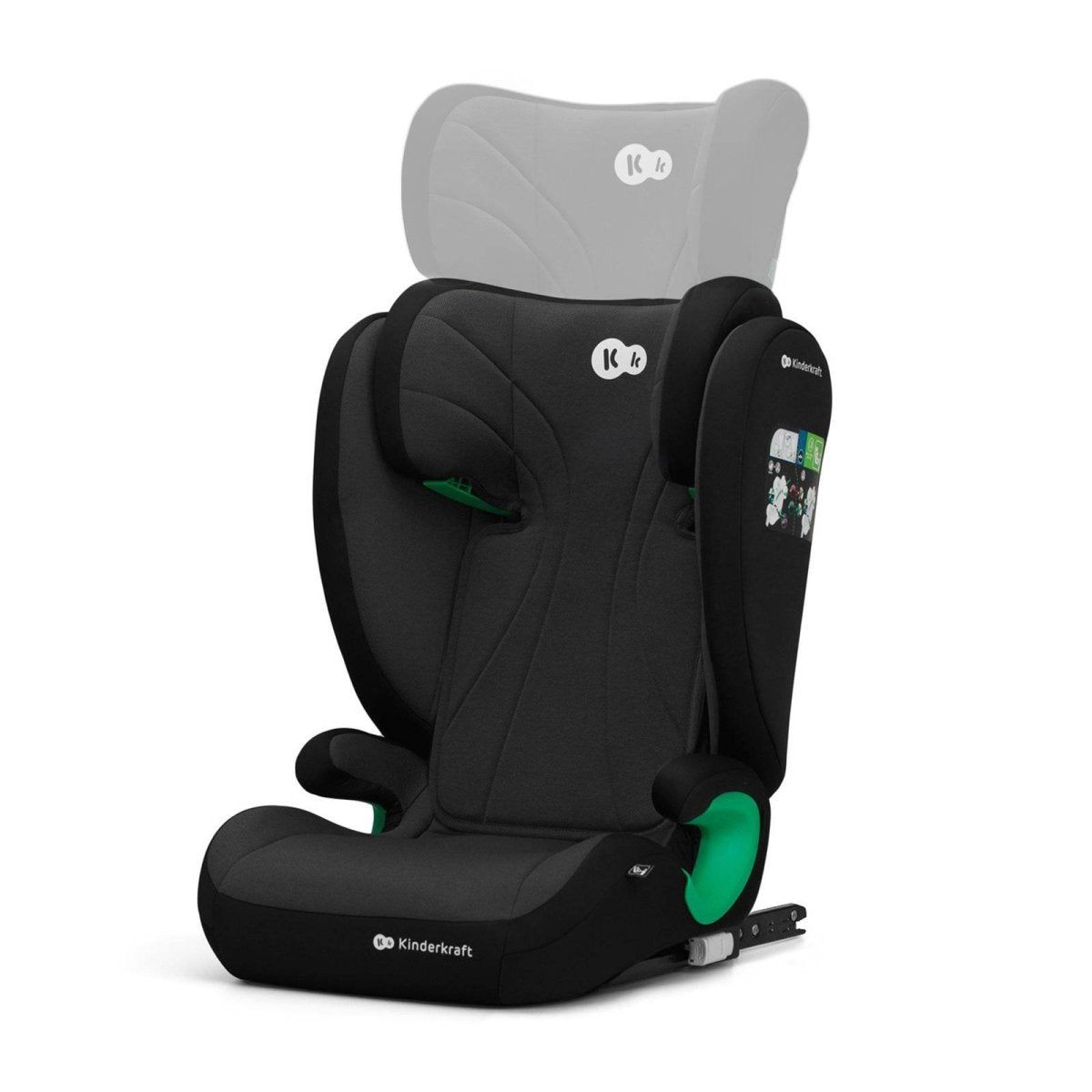SCAUN AUTO KINDERKRAFT JUNIOR FIX2, I - SIZE 100 - 150 cm, GRAPHITE BLACK Atelieru' lui Mesterica | Jucarii, haine si incaltaminte pentru copii