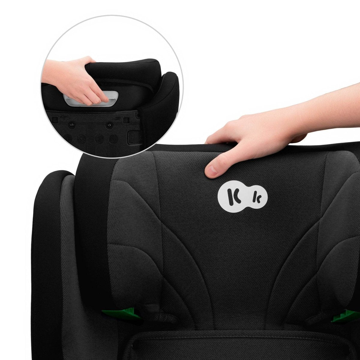 SCAUN AUTO KINDERKRAFT JUNIOR FIX2, I - SIZE 100 - 150 cm, GRAPHITE BLACK Atelieru' lui Mesterica | Jucarii, haine si incaltaminte pentru copii