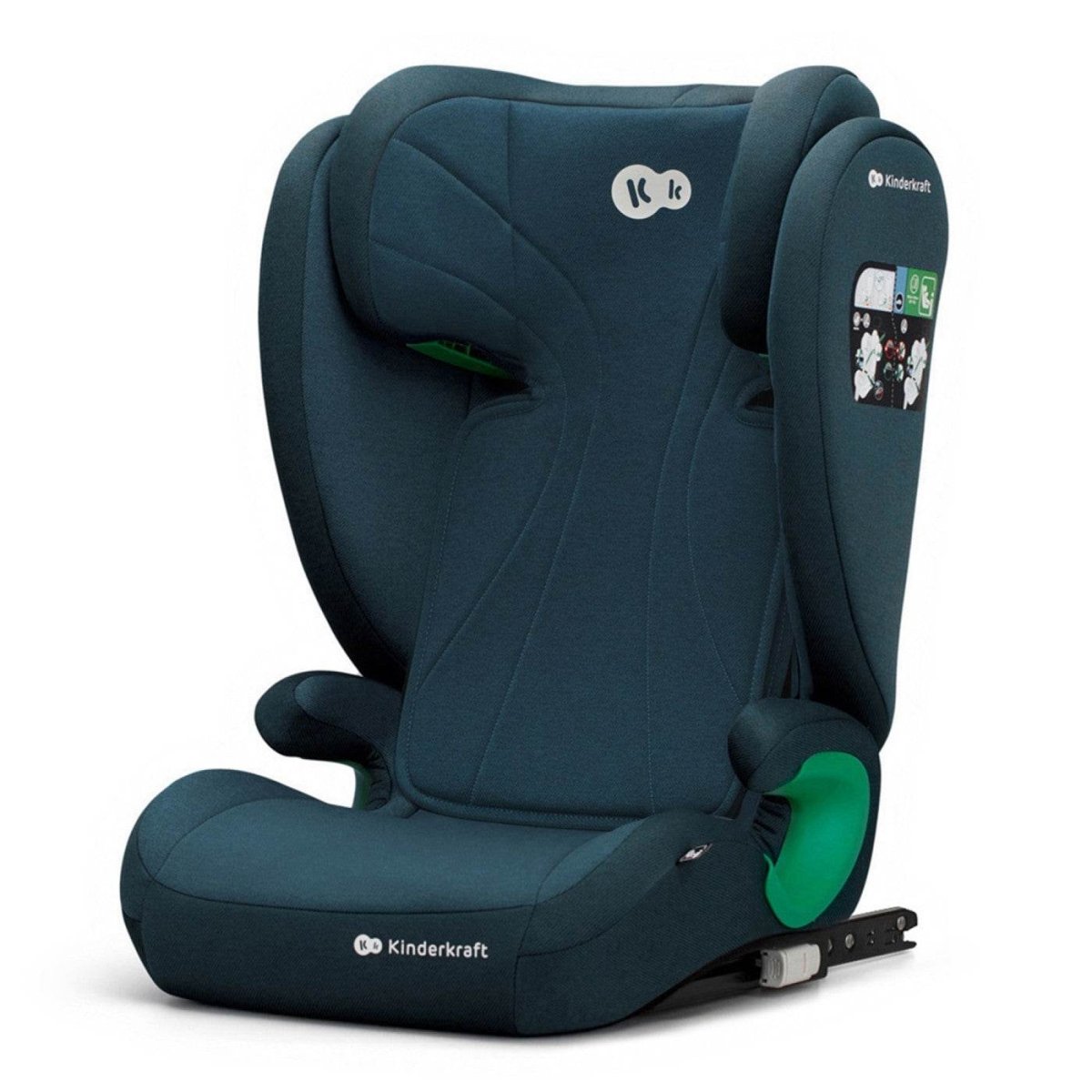 SCAUN AUTO KINDERKRAFT JUNIOR FIX2, I - SIZE 100 - 150 CM, HARBOR BLUE Atelieru' lui Mesterica | Jucarii, haine si incaltaminte pentru copii