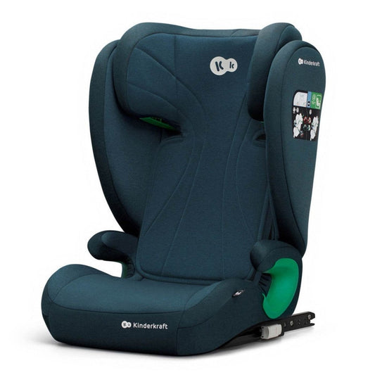 SCAUN AUTO KINDERKRAFT JUNIOR FIX2, I - SIZE 100 - 150 CM, HARBOR BLUE Atelieru' lui Mesterica | Jucarii, haine si incaltaminte pentru copii