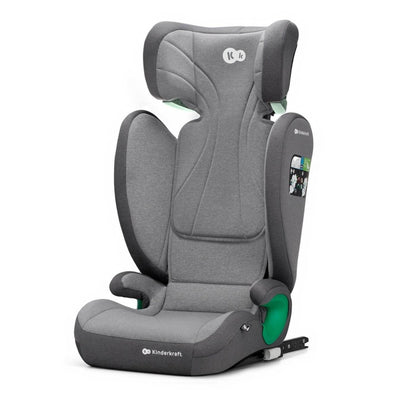 SCAUN AUTO KINDERKRAFT JUNIOR FIX2 I - SIZE, 100 - 150 CM, ROCKET GREY Atelieru' lui Mesterica | Jucarii, haine si incaltaminte pentru copii
