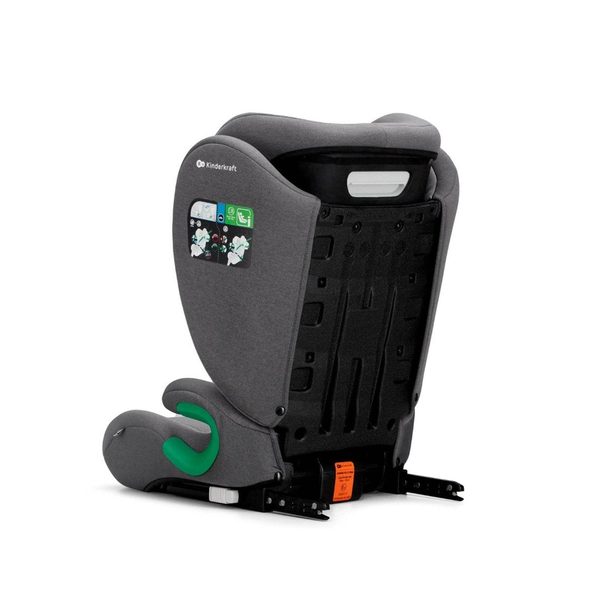 SCAUN AUTO KINDERKRAFT JUNIOR FIX2 I - SIZE, 100 - 150 CM, ROCKET GREY Atelieru' lui Mesterica | Jucarii, haine si incaltaminte pentru copii