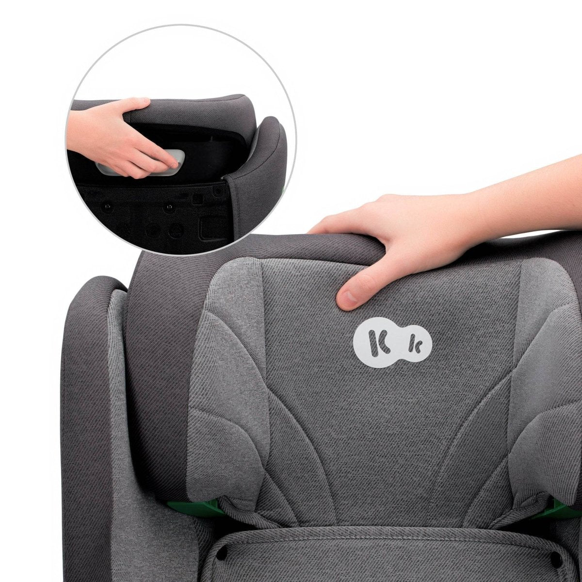 SCAUN AUTO KINDERKRAFT JUNIOR FIX2 I - SIZE, 100 - 150 CM, ROCKET GREY Atelieru' lui Mesterica | Jucarii, haine si incaltaminte pentru copii