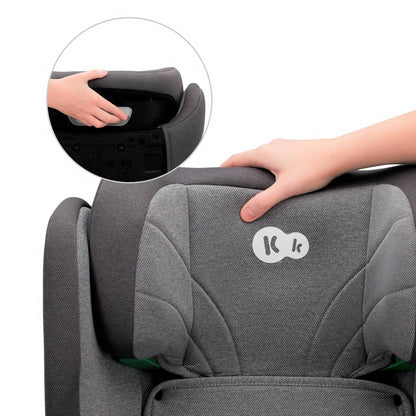 SCAUN AUTO KINDERKRAFT JUNIOR FIX2 I - SIZE, 100 - 150 CM, ROCKET GREY Atelieru' lui Mesterica | Jucarii, haine si incaltaminte pentru copii