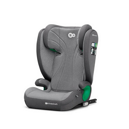 SCAUN AUTO KINDERKRAFT JUNIOR FIX2 I - SIZE, 100 - 150 CM, ROCKET GREY Atelieru' lui Mesterica | Jucarii, haine si incaltaminte pentru copii