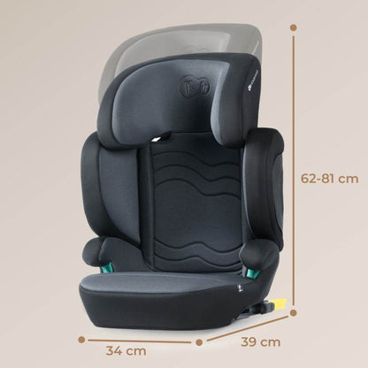 SCAUN AUTO KINDERKRAFT XPAND 2 I-SIZE 100-150 CM, GRAPHITE BLACK - Atelieru' lui Mesterica