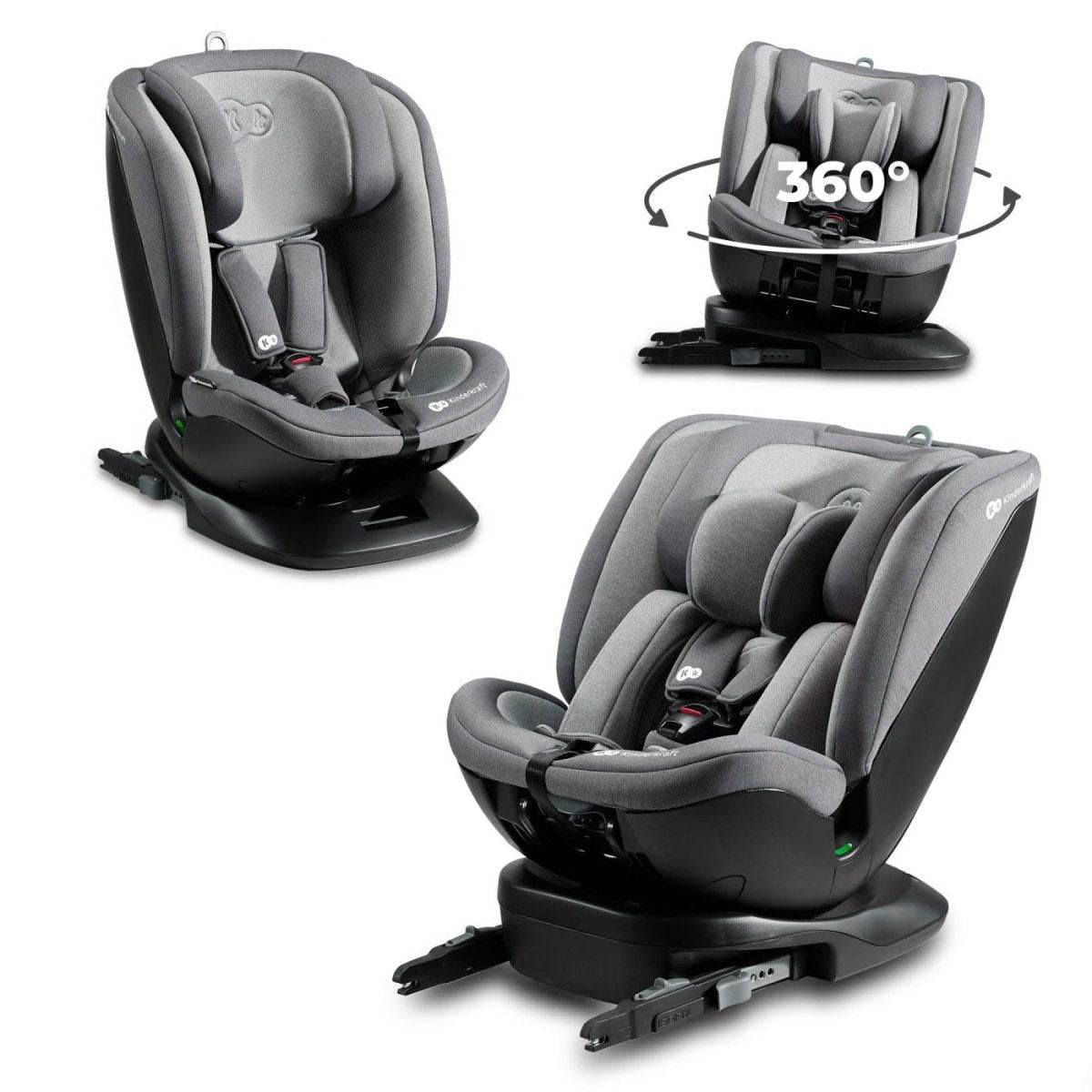 SCAUN AUTO KINDERKRAFT XPEDITION 2 I - SIZE 40 - 150 CM, GREY Atelieru' lui Mesterica | Jucarii, haine si incaltaminte pentru copii