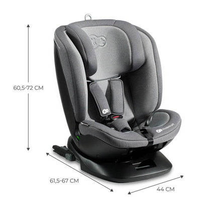 SCAUN AUTO KINDERKRAFT XPEDITION 2 I - SIZE 40 - 150 CM, GREY Atelieru' lui Mesterica | Jucarii, haine si incaltaminte pentru copii