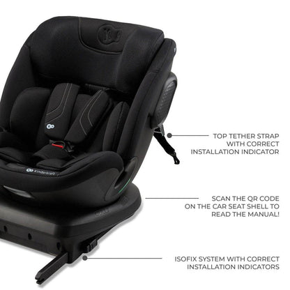 SCAUN AUTO KINDERKRAFT XPEDITION 3 I - SIZE 40 - 150 CM, BLACK Atelieru' lui Mesterica | Jucarii, haine si incaltaminte pentru copii