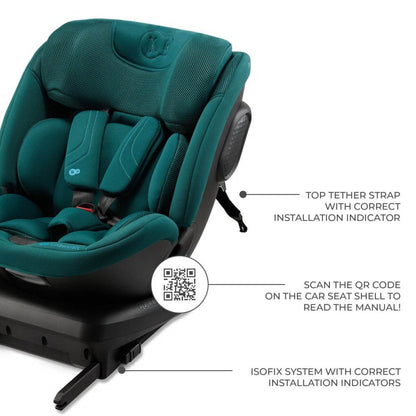 SCAUN AUTO KINDERKRAFT XPEDITION 3 I - SIZE 40 - 150 CM, GREEN Atelieru' lui Mesterica | Jucarii, haine si incaltaminte pentru copii