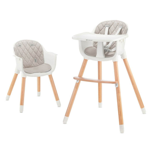SCAUN DE MASA KINDERKRAFT SIENNA, 2 IN 1, GREY Atelieru' lui Mesterica | Jucarii, haine si incaltaminte pentru copii