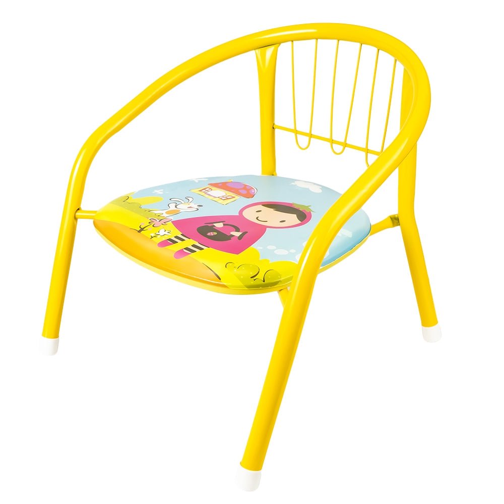 Scaunel din metal pentru copii, 35x25 cm Atelieru' lui Mesterica | Jucarii, haine si incaltaminte pentru copii