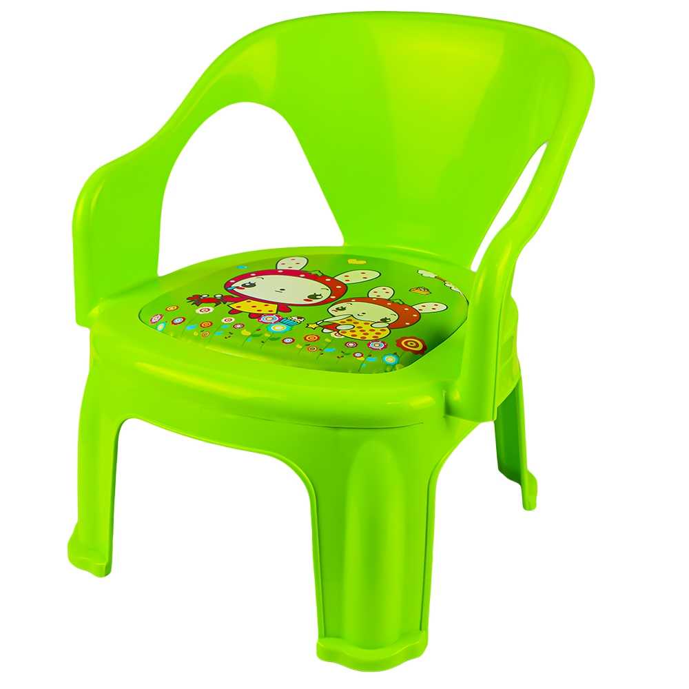 Scaunel din plastic, 38x32 cm Atelieru' lui Mesterica | Jucarii, haine si incaltaminte pentru copii