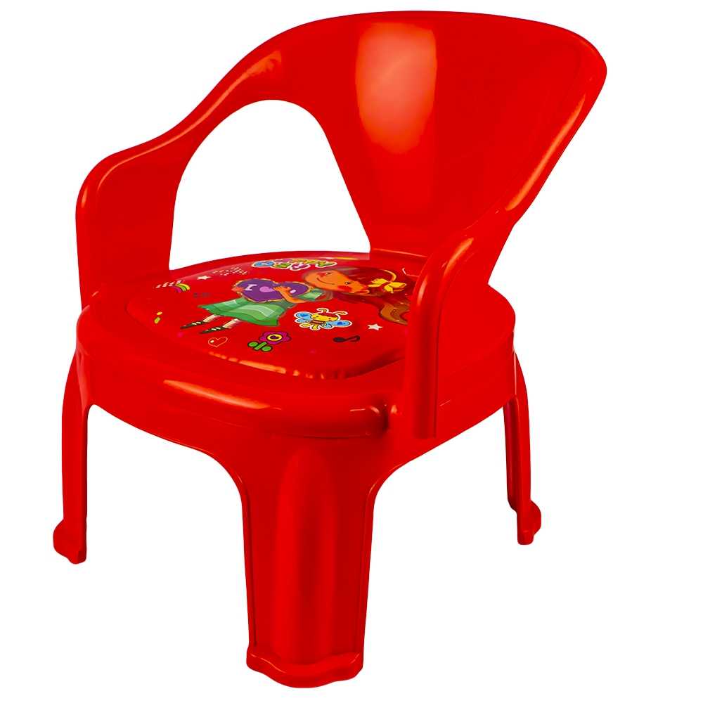 Scaunel din plastic, 38x32 cm Atelieru' lui Mesterica | Jucarii, haine si incaltaminte pentru copii