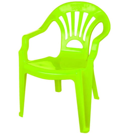 Scaunel din plastic, verde, 40x35x54.5 cm - ROBENTOYS - Atelieru' lui Mesterica