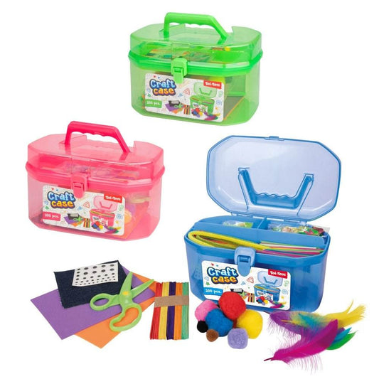 Servieta cu accesorii craft, 200 piese/set - Toi-Toys - Atelieru' lui Mesterica