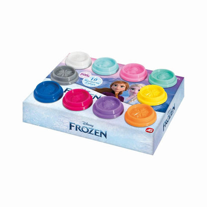 SET 10 BORCANASE DE PLASTILINA FROZEN IN AMBALAJ DE CARTON - Atelieru' lui Mesterica