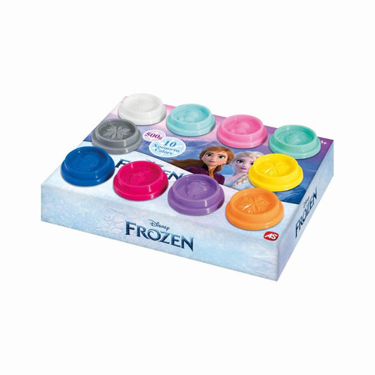 SET 10 BORCANASE DE PLASTILINA FROZEN IN AMBALAJ DE CARTON - Atelieru' lui Mesterica