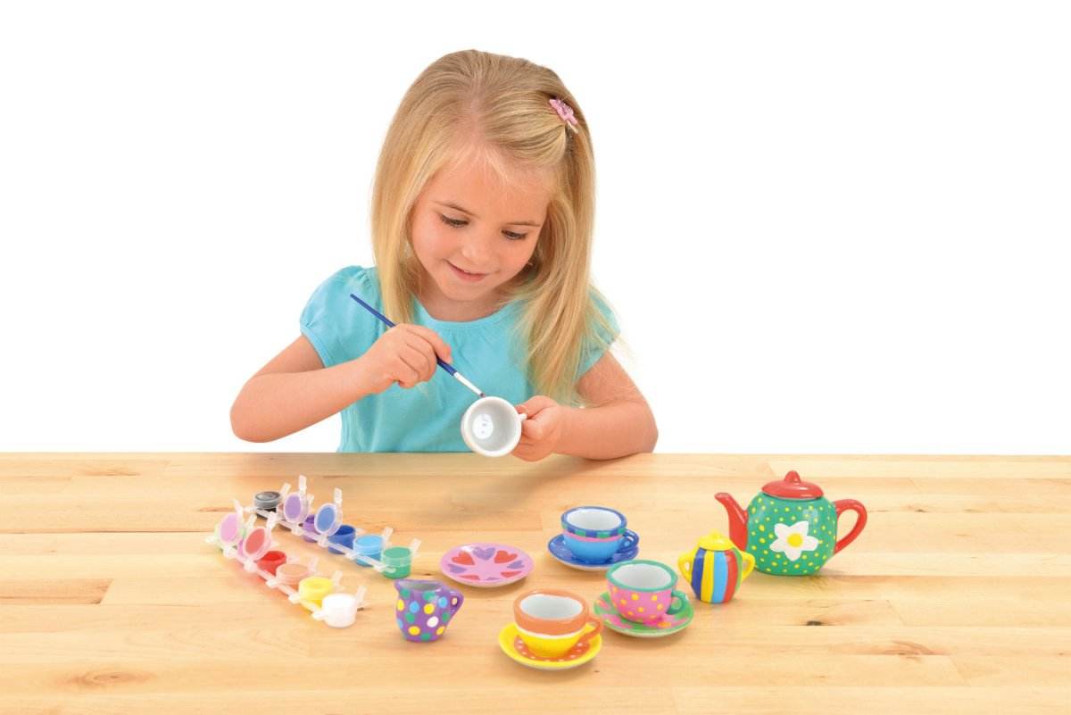 Set ceramica: Picteaza un set de ceai - Atelieru' lui Mesterica