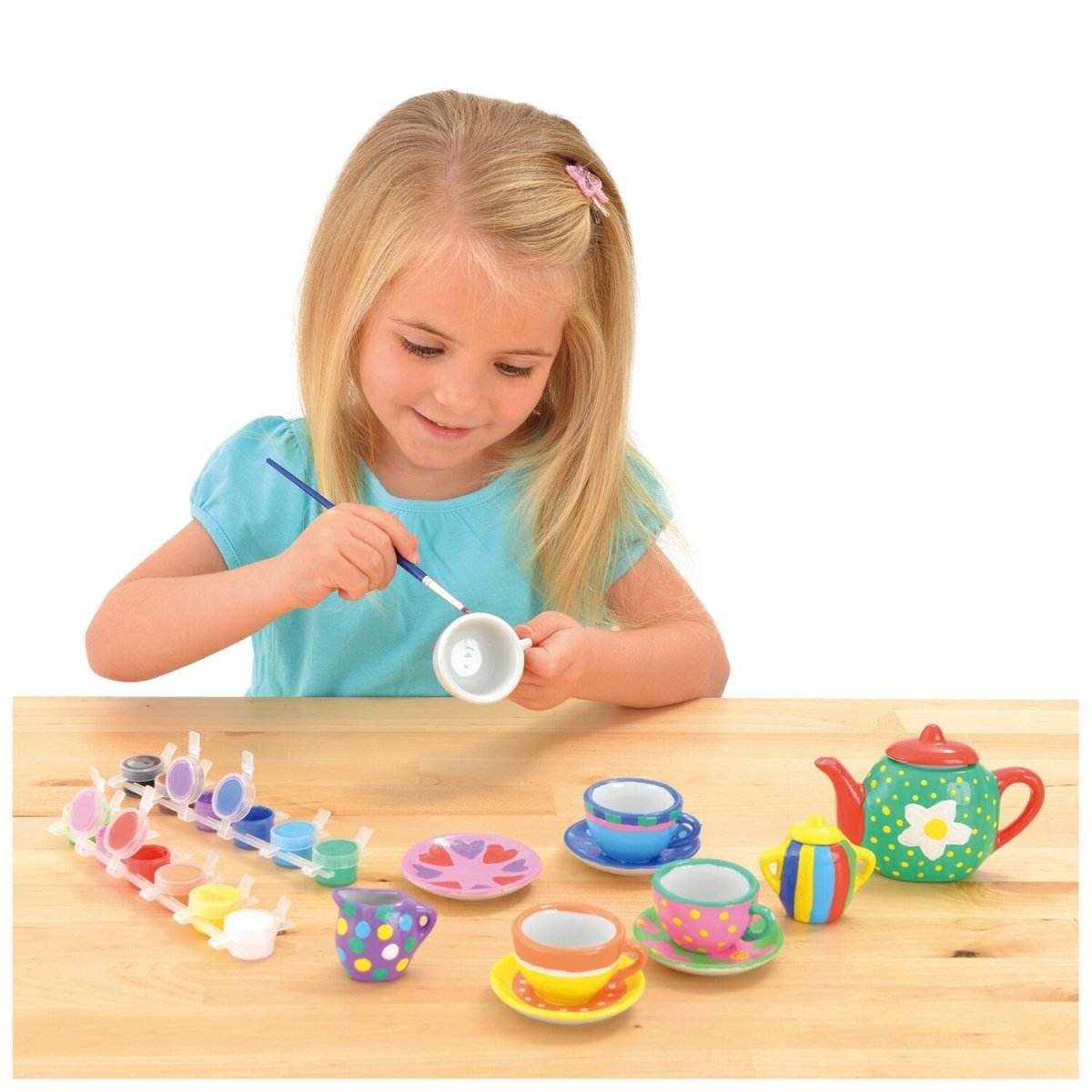 Set ceramica: Picteaza un set de ceai - Atelieru' lui Mesterica