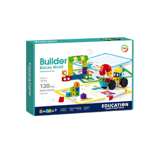 Set de constructie STEAM - Invatam si ne distram (120 piese) Atelieru' lui Mesterica | Jucarii, haine si incaltaminte pentru copii