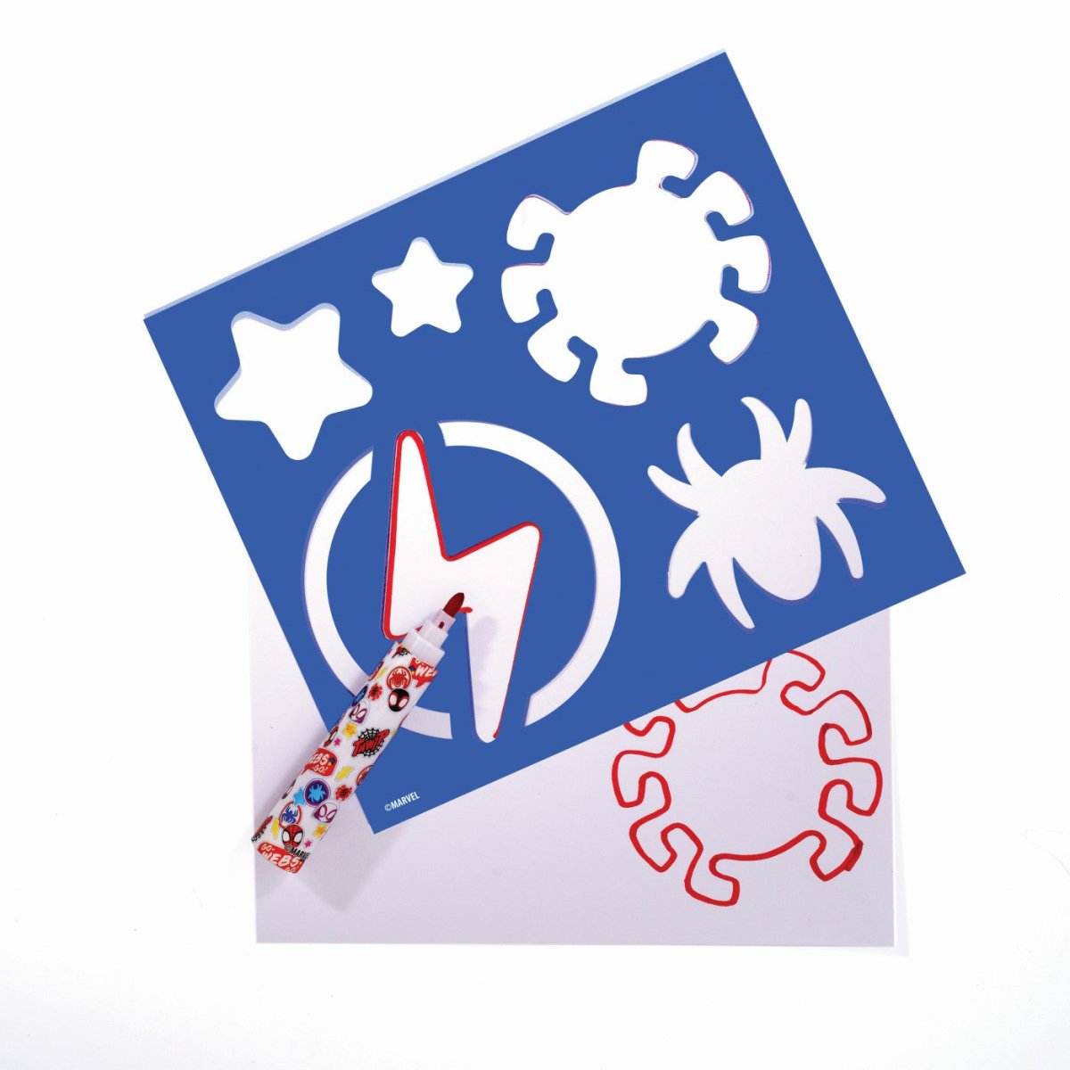 SET DE DESEN IN RUCSAC SPIDEY AND HIS AMAZING FRIENDS - Atelieru' lui Mesterica