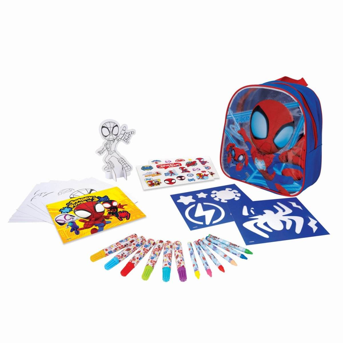 SET DE DESEN IN RUCSAC SPIDEY AND HIS AMAZING FRIENDS - Atelieru' lui Mesterica