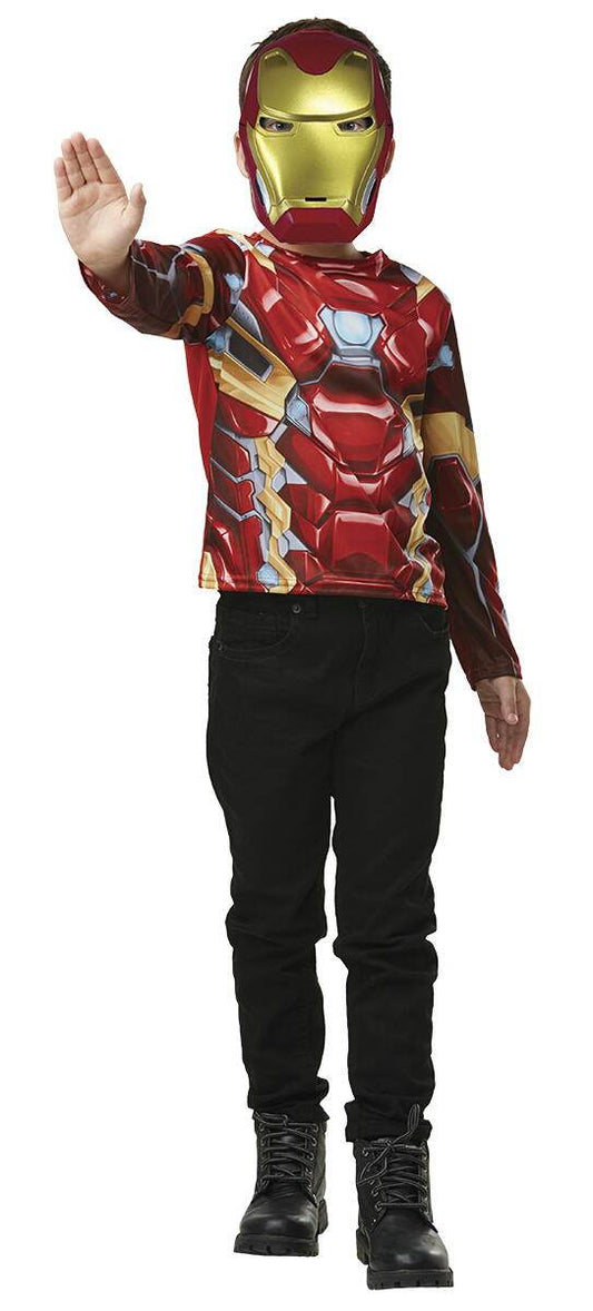 Set Iron Man - Bluza & masca - Atelieru' lui Mesterica
