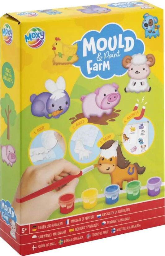 Set modelez si pictez - Animalutele de la ferma Atelieru' lui Mesterica | Jucarii, haine si incaltaminte pentru copii