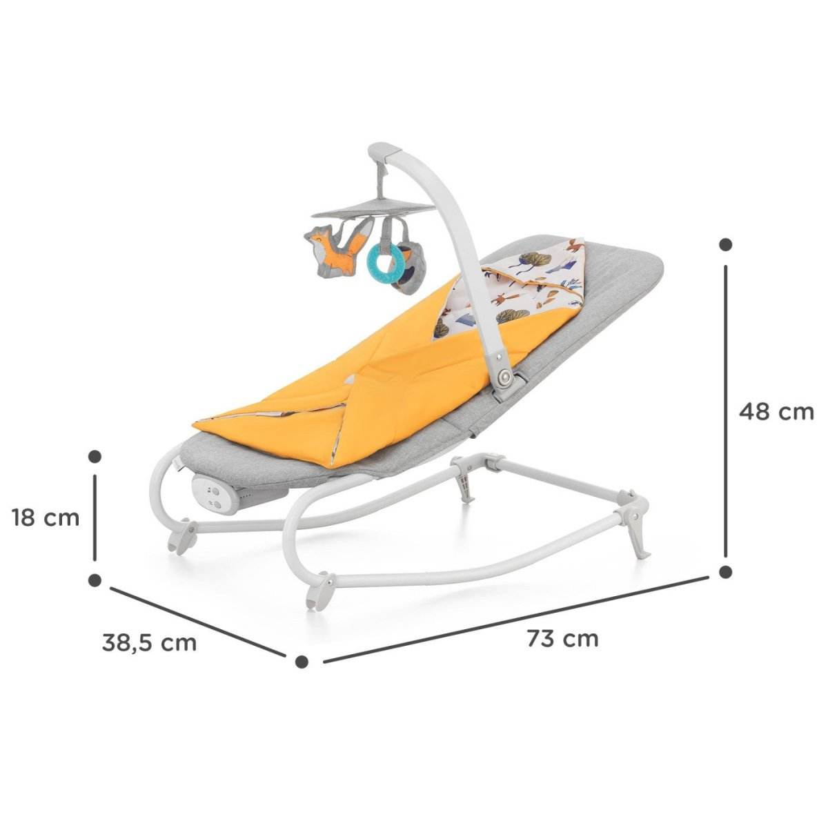 SEZLONG 3 IN 1, KINDERKRAFT FELIO 2, FOREST YELLOW Atelieru' lui Mesterica | Jucarii, haine si incaltaminte pentru copii