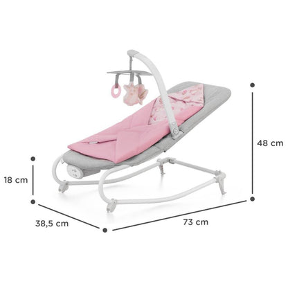 SEZLONG 3 IN 1, KINDERKRAFT FELIO 2, PEONY ROSE - Atelieru' lui Mesterica