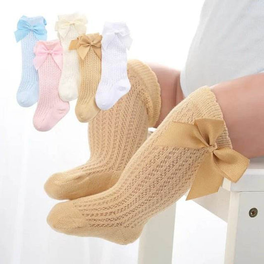 Sosete trei sferturi cu model din tesatura - Ribbon - Atelieru' lui Mesterica