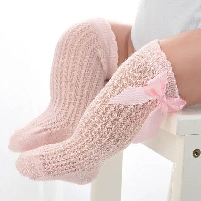 Sosete trei sferturi cu model din tesatura - Ribbon - Atelieru' lui Mesterica