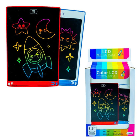Tablita pentru scris, LCD, 8.5 inch, 12 buc/set Atelieru' lui Mesterica | Jucarii, haine si incaltaminte pentru copii