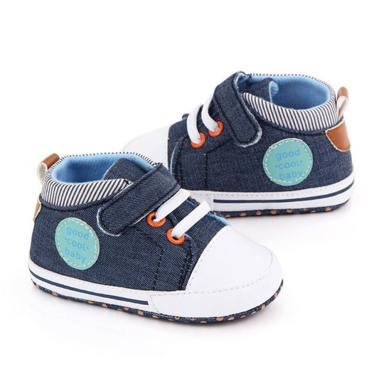Tenisi denim pentru bebelusi - Cool baby Atelieru' lui Mesterica | Jucarii, haine si incaltaminte pentru copii