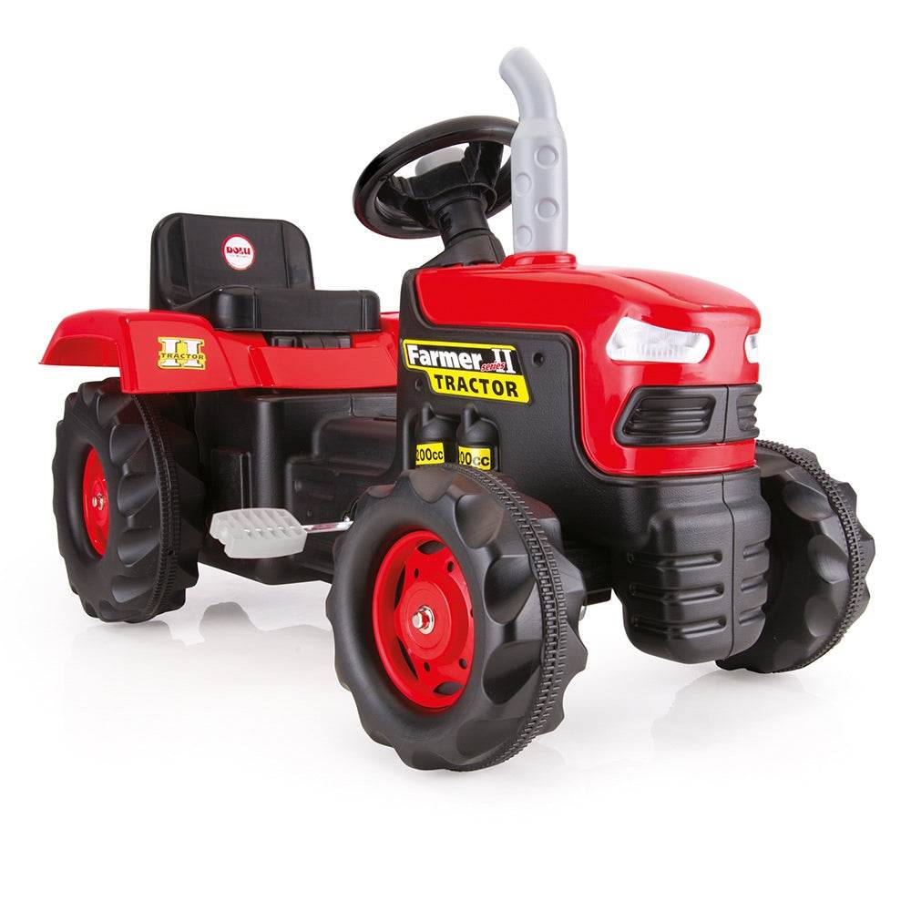 Tractor cu pedale, rosu, 53x83x45 - Dolu Atelieru' lui Mesterica | Jucarii, haine si incaltaminte pentru copii