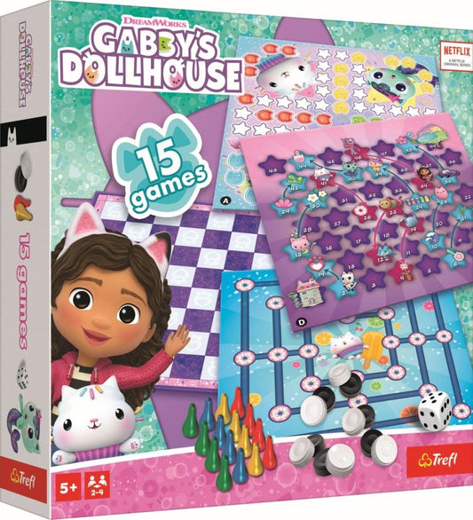 TREFL GABBYS DOLLHOUSE SET 15 JOCURI CLASICE - Atelieru' lui Mesterica