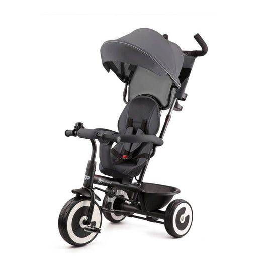 TRICICLETA COPII KINDERKRAFT ASTON, MALACHITE GREY Atelieru' lui Mesterica | Jucarii, haine si incaltaminte pentru copii