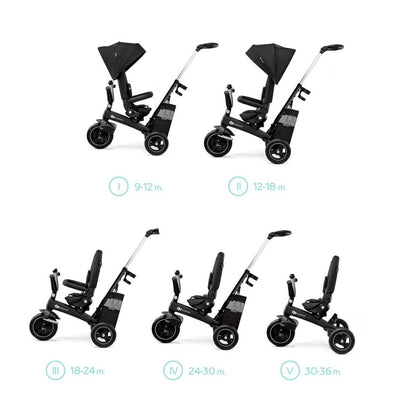 TRICICLETA KINDERKRAFT EASYTWIST, BLACK Atelieru' lui Mesterica | Jucarii, haine si incaltaminte pentru copii