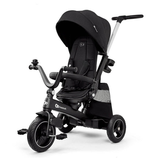 TRICICLETA KINDERKRAFT EASYTWIST, BLACK Atelieru' lui Mesterica | Jucarii, haine si incaltaminte pentru copii