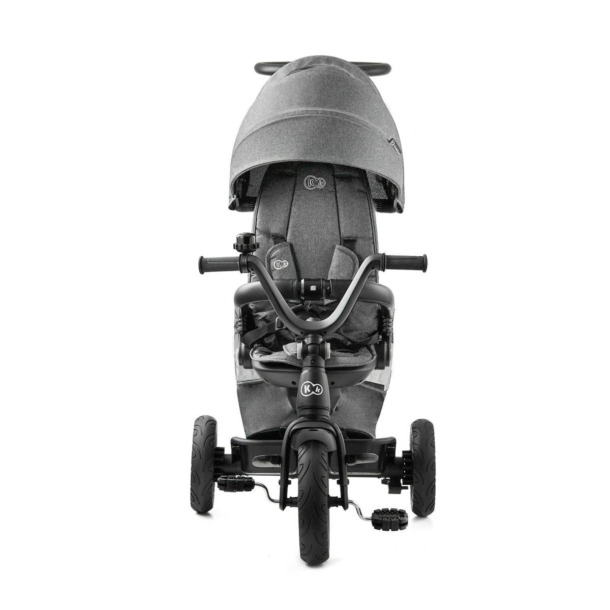TRICICLETA KINDERKRAFT EASYTWIST, PLATINUM GREY Atelieru' lui Mesterica | Jucarii, haine si incaltaminte pentru copii