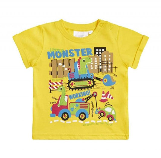 Tricou baietei - Little monster Atelieru' lui Mesterica | Jucarii, haine si incaltaminte pentru copii