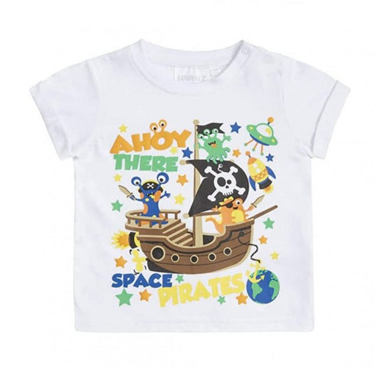 Tricou baietei - Space pirates Atelieru' lui Mesterica | Jucarii, haine si incaltaminte pentru copii