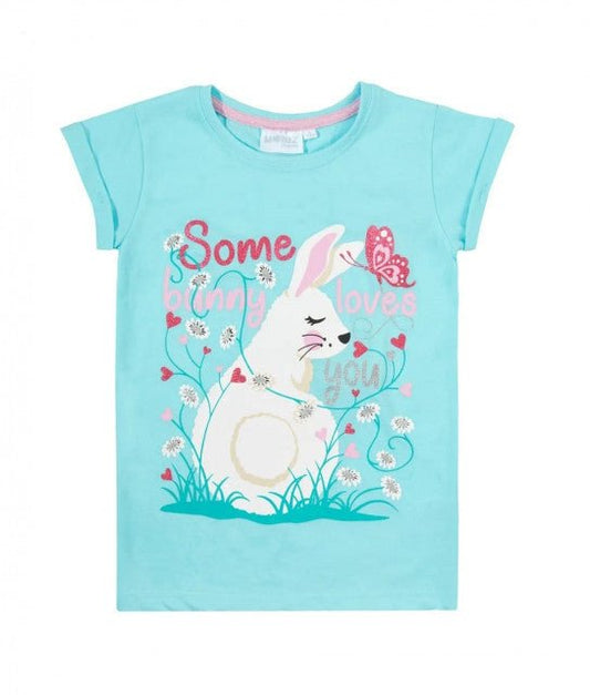 Tricou fetite - Some bunny loves you Atelieru' lui Mesterica | Jucarii, haine si incaltaminte pentru copii