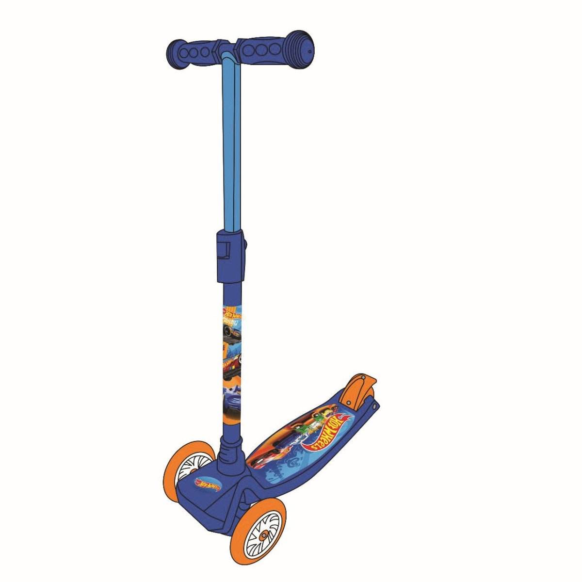 TROTINETA CU 3 ROTI HOT WHEELS - Atelieru' lui Mesterica