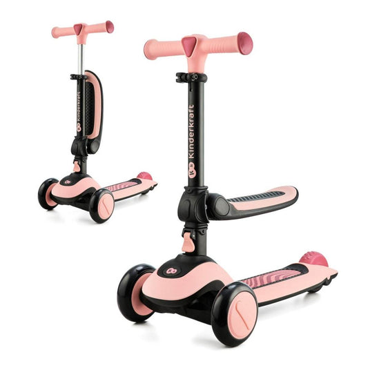 TROTINETA KINDERKRAFT HALLEY, ROSA PINK - Atelieru' lui Mesterica