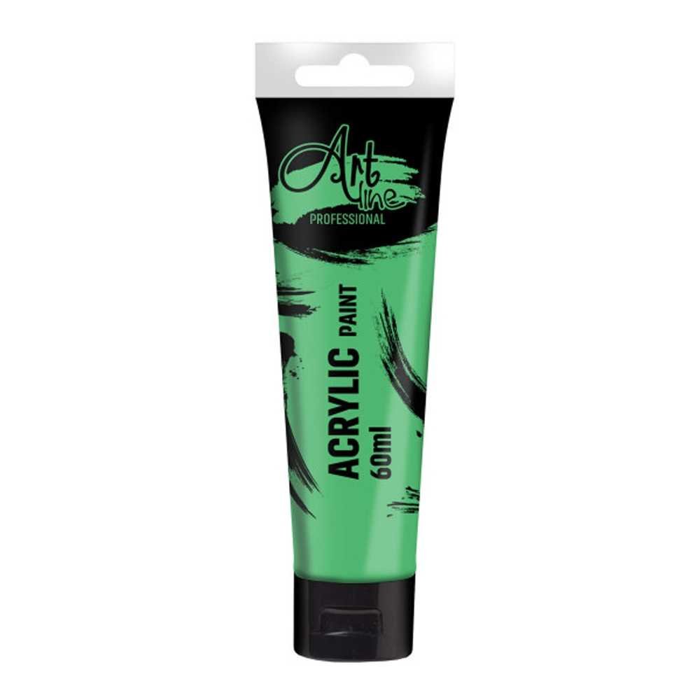 Vopsea acrilica Art, 60 ml, 6buc/set, GREEN EMERALD - ARTLINE Atelieru' lui Mesterica | Jucarii, haine si incaltaminte pentru copii